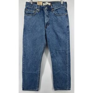 Levis 505 Regular Fit Jeans 32/30 Mid Wash Cotton NOS 2009 New